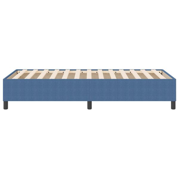 vidaXL Cama de plataforma Azul 80 x 200 cm tela