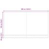 vidaXL Toldo Retr&aacute;ctil Manual 400 x 200 cm tela