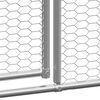 vidaXL Jaula gallinero de acero galvanizado 3x6x2 m