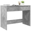 vidaXL Escritorio Gris Concreto 100 x 50 x 78 cm Madera contrachapada