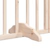 vidaXL Puerta para perros plegable 12 paneles madera de &aacute;lamo 600 cm