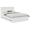 vidaXL Estructura de cama con caj&oacute;n 160 x 200 cm Madera Ingenieril