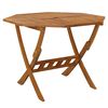 vidaXL Mesa de jard&iacute;n plegable madera maciza de acacia 90x75 cm