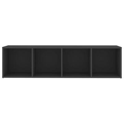 vidaXL Mueble para TV madera contrachapada gris 142,5x35x36,5 cm