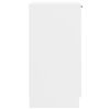 vidaXL Mueble zapatero de madera contrachapada blanco 30x35x70 cm