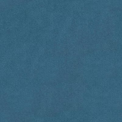 vidaXL Banco de terciopelo azul 110,5x45x49 cm