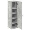 vidaXL Mueble de ba&ntilde;o con portarrollos gris hormig&oacute;n 20,5x22x72 cm