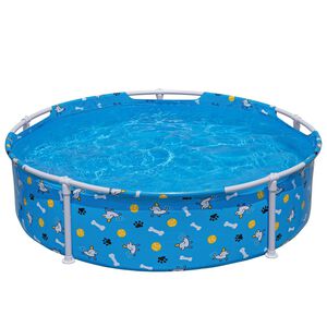 Bestway Piscina para mascotas sobre el suelo Azul 122 x 30,5 cm