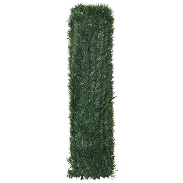 vidaXL Valla de c&eacute;sped artificial verde 1x5 m
