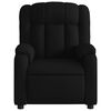 vidaXL Sill&oacute;n reclinable de masaje de tela negro