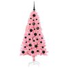 vidaXL Árbol de Navidad con 150 LED con soporte Rosa 150 cm PVC