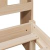 vidaXL Cama con estanter&iacute;a sin colch&oacute;n madera maciza de pino 90x190 cm