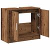 vidaXL Gabinete de Ba&ntilde;o con puerta Madera Vieja 63 x 29 x 55 cm