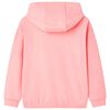Sudadera con capucha infantil rosa brillante 92