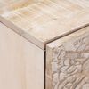 vidaXL Armario de Noche 2 pcs 40 x 33,5 x 46 cm Madera de mango maciza