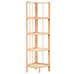 vidaXL Estante de esquina de madera de cedro 27x27x110 cm