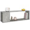 vidaXL Mueble para TV madera contrachapada gris hormig&oacute;n 100x24x32 cm