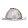 vidaXL R&eacute;plica de casco de caballero medieval antiguo LARP acero plata