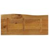 vidaXL Tablero de mesa borde natural madera maciza mango 100x40x2,5 cm