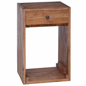 vidaXL Mesita de Noche Marr&oacute;n 63 x 30 x 79 cm Madera de Caoba S&oacute;lida