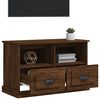 vidaXL Mueble para TV madera contrachapada marr&oacute;n roble 80x35x50 cm