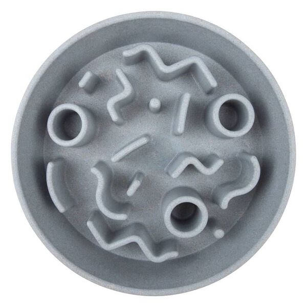 DISTRICT70 Comedero lento para perros bamb&uacute; azul cielo 21 cm