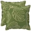 vidaXL Funda de almohada 2 uds. HOUTEN Dise&ntilde;o de Hojas 35 x 35 cm