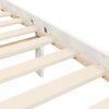 vidaXL Estructura cama sin colch&oacute;n madera maciza pino blanca 100x200cm