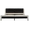 vidaXL Estructura de cama y Negro 120 x 200 cm Cuero sint&eacute;tico