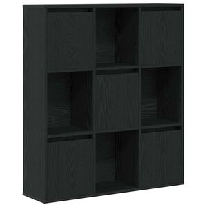 vidaXL Estanter&iacute;a de madera de ingenier&iacute;a roble negro 89x24x101,5 cm