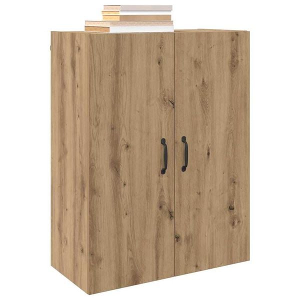 vidaXL Armario de pared 2 pcs Roble artesanal 69,5 x 34 x 90 cm