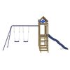 vidaXL Parque infantil de exterior madera de pino impregnada