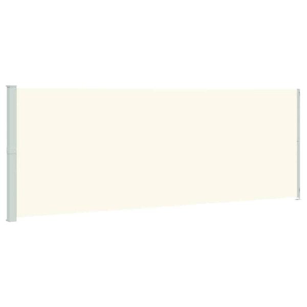 vidaXL Toldo lateral retr&aacute;ctil para patio crema 220x600 cm