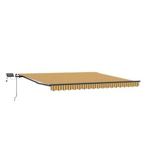 vidaXL Toldo retr&aacute;ctil Multicolor 450 x 350 cm Tela y Aluminio