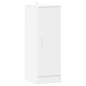 vidaXL Zapatero de aglomerado blanco 32x35x92 cm