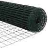 vidaXL Valla con Poste Verde 0,6 x 50 m Acero y PVC