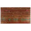 vidaXL Tablero mesa rectangular madera maciza reciclada 100x60x1,5 cm
