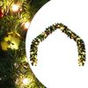 vidaXL Guirnalda de Navidad decorada con bolas y luces LED 20 m