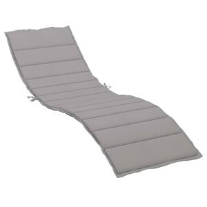 vidaXL Cojines para tumbona Tela Oxford Gris
