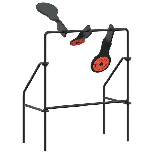 vidaXL de restablecimiento Negro 26 x 13 x 31 cm Acero