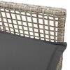 vidaXL Silla de Jardín 2 pcs Gris Claro 53 x 60 x 85cm ratán sintético