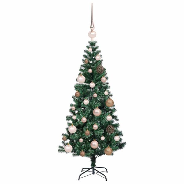 vidaXL &Aacute;rbol de Navidad Artificial Preiluminado Verde 120 cm