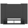 vidaXL Mueble de TV de pared madera contrachapada gris 120x23,5x90 cm