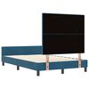 vidaXL Cama tipo Box Spring Azul Oscuro 120 x 190 cm Terciopelo