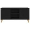 vidaXL Gabinete de TV Roble Negro 102 x 35 x 50 cm