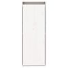 vidaXL Armario de pared de madera maciza de pino blanco 30x30x80 cm