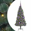 vidaXL Arbolito de Navidad Artificial Preiluminado con Set de Bolas