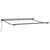 vidaXL Estructura del Toldo Ajustable Antracita 3,5 x 2,5 m Acero