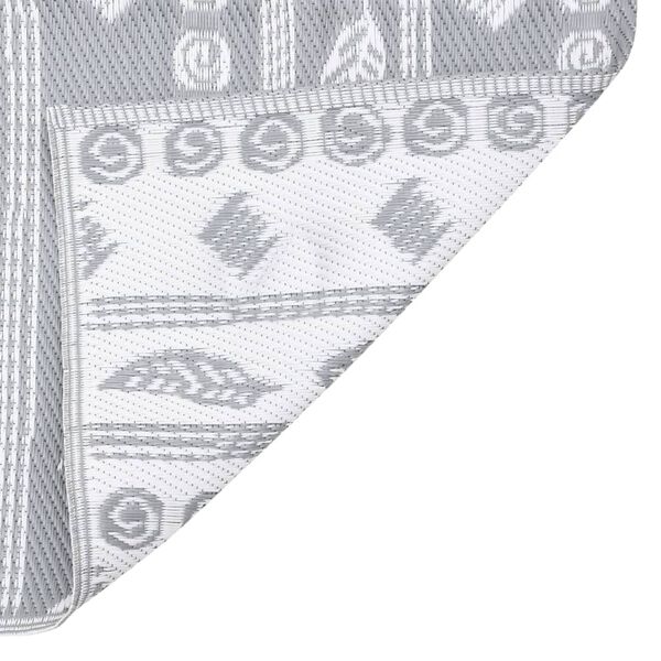 vidaXL Alfombra de exterior ARAKIL gris 160x230 cm PP