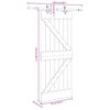 vidaXL Puerta corredera con herrajes madera maciza de pino 85x210 cm